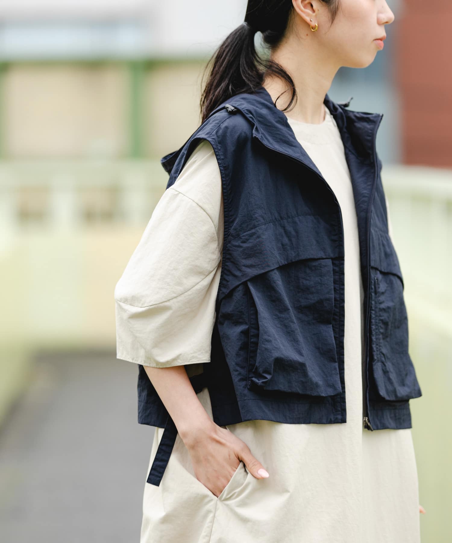 身長：161cm サイズ：one