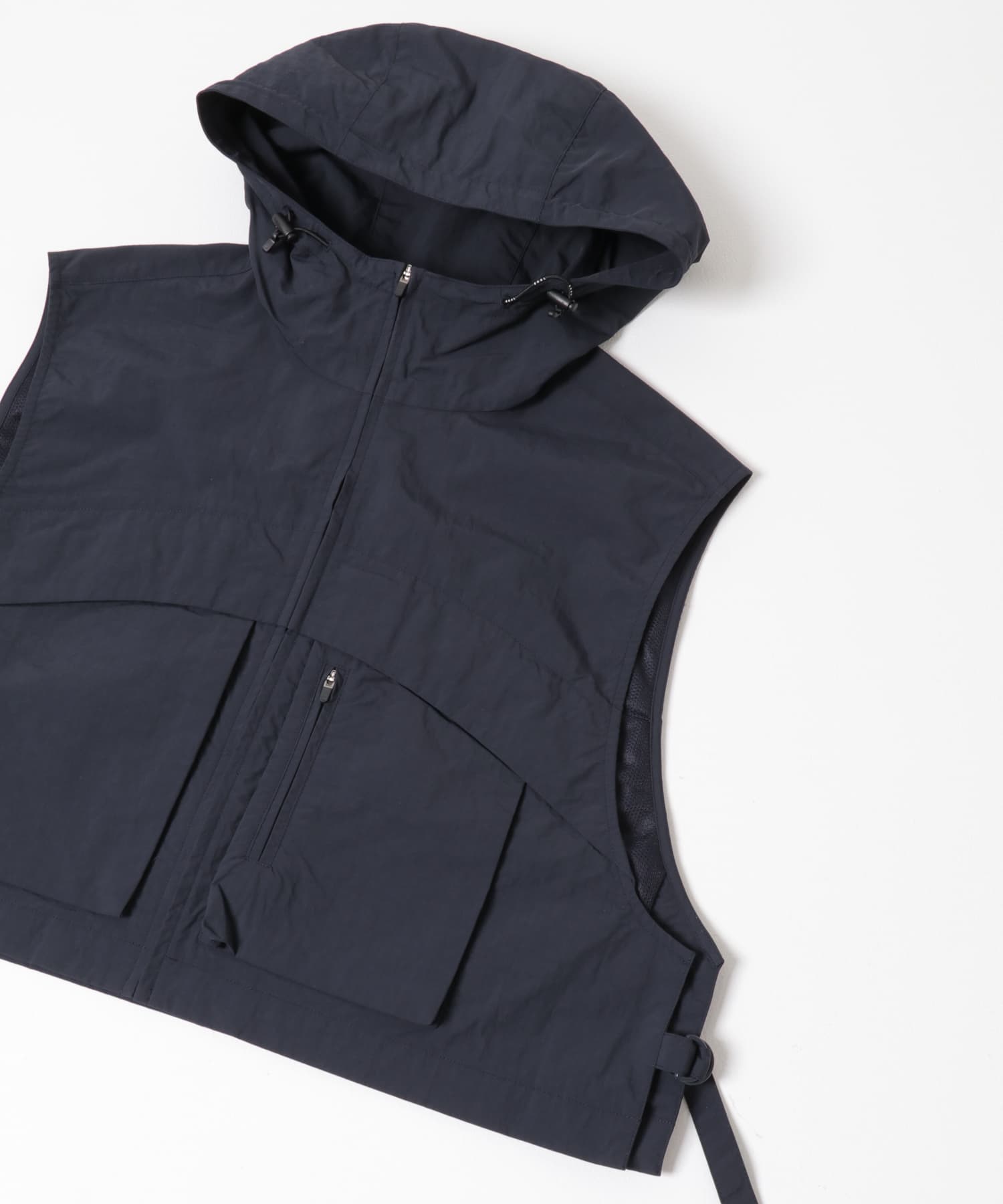 『URTECH』ナイロンタッサー ベスト ネイビー One