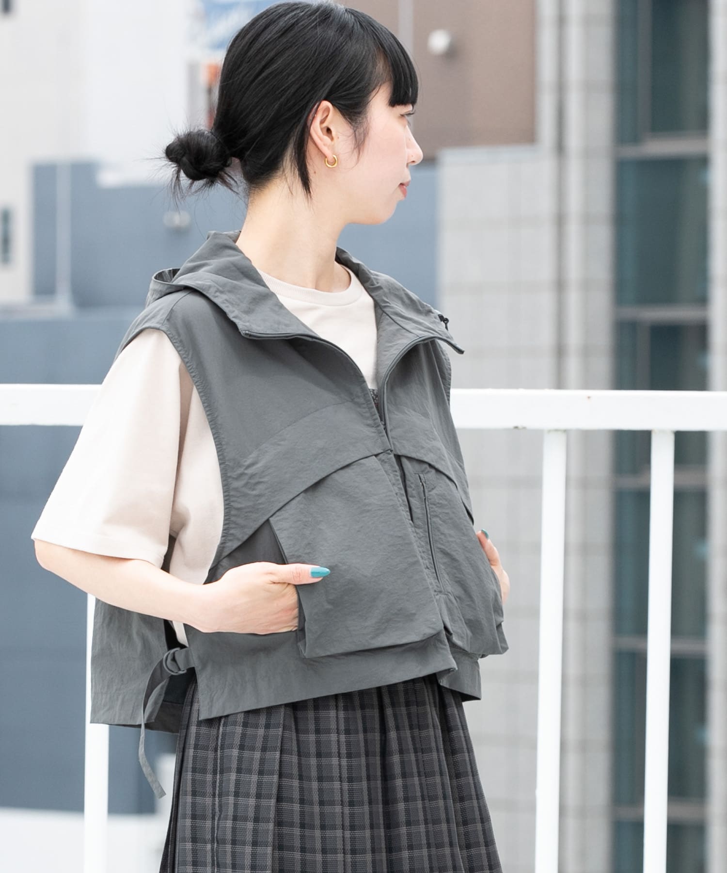 身長：161cm サイズ：one