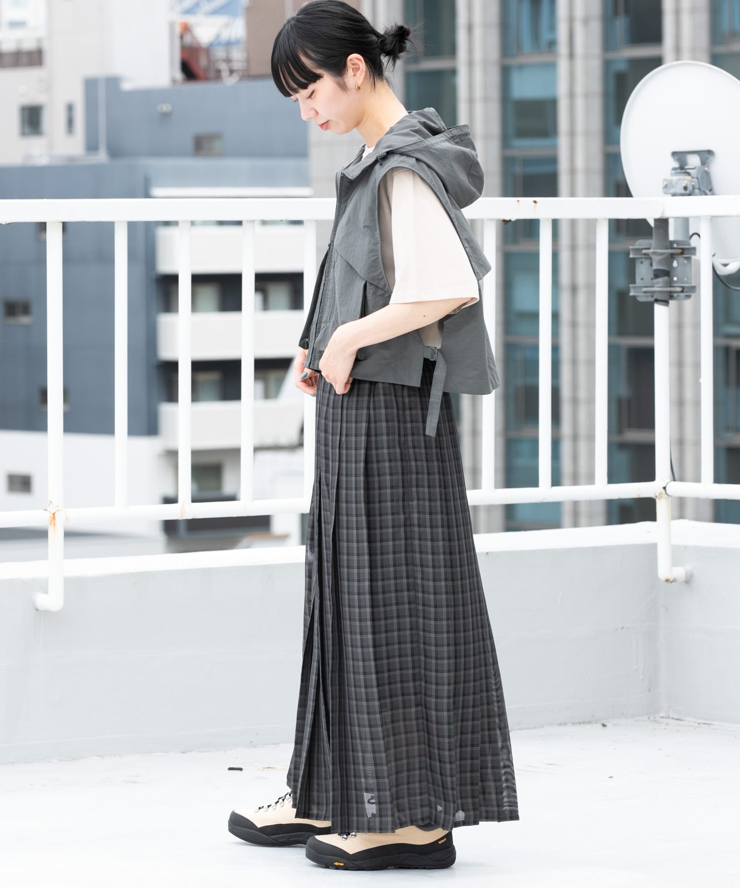 身長：161cm サイズ：one