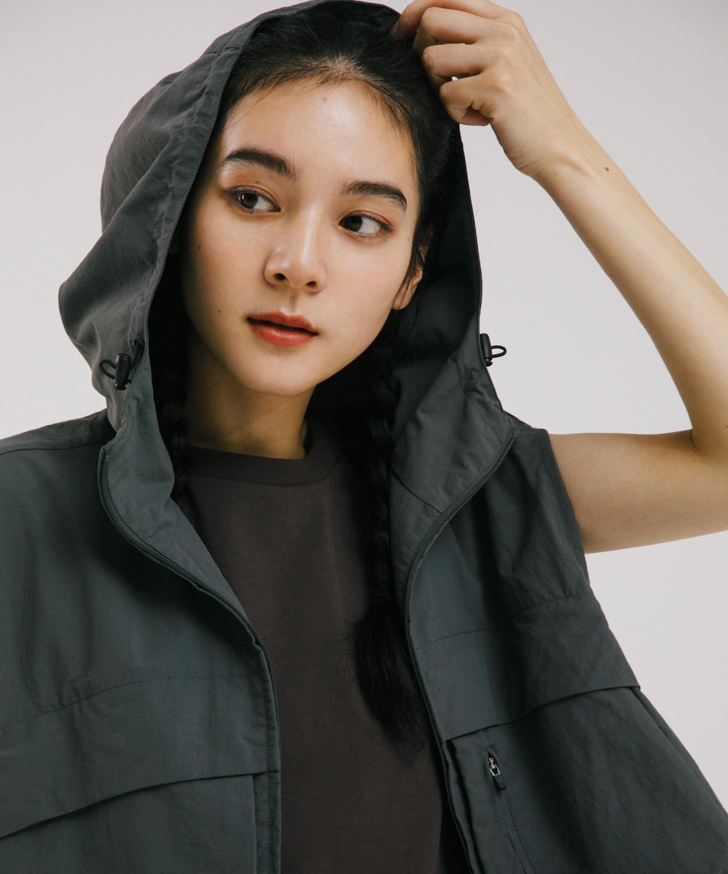 身長：168cm サイズ：one