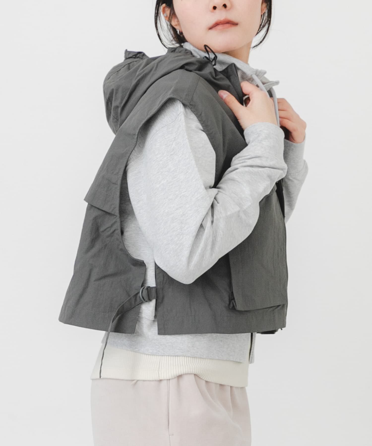 身長：169cm サイズ：one