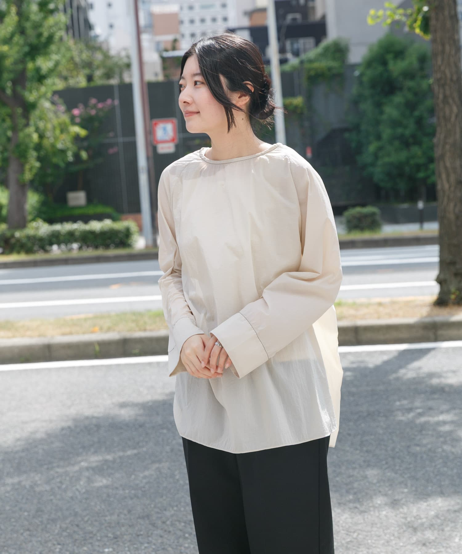 身長：169cm サイズ：one