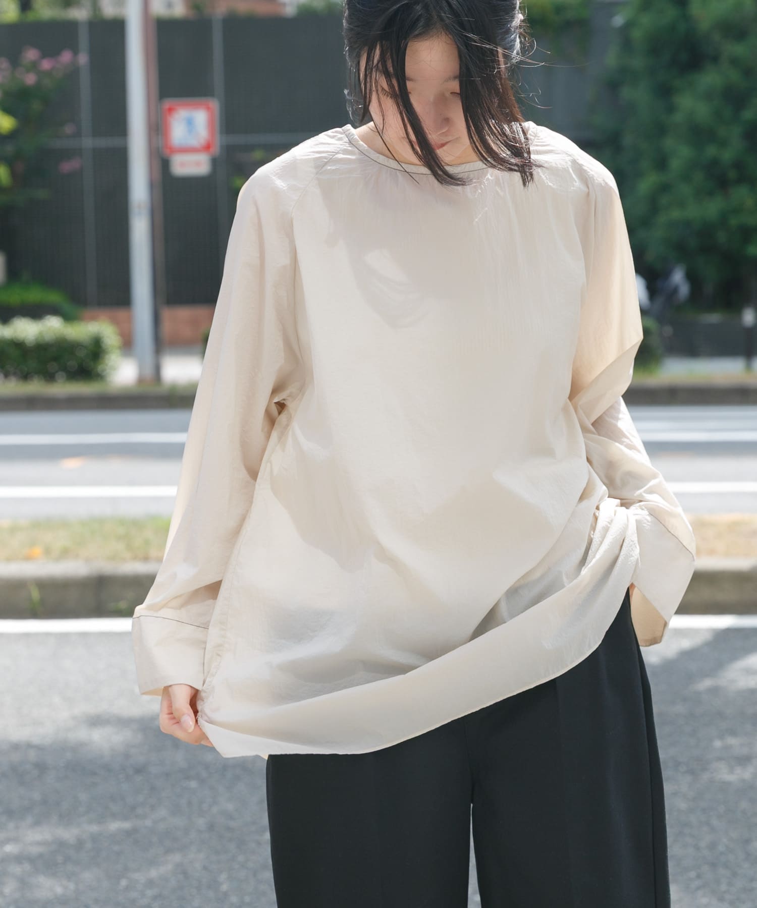 身長：169cm サイズ：one