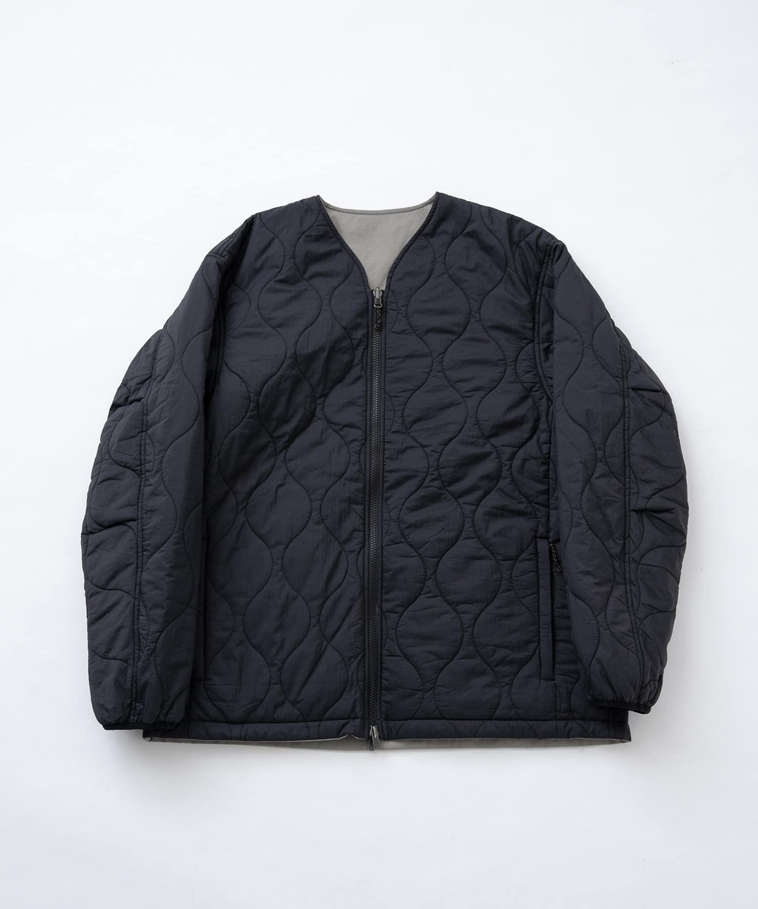 『UR TECH』ナイロンタッサーブルゾン ストーンベージュ M