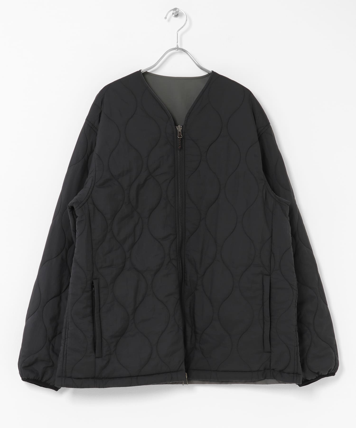 『UR TECH』ナイロンタッサーブルゾン グラファイト M