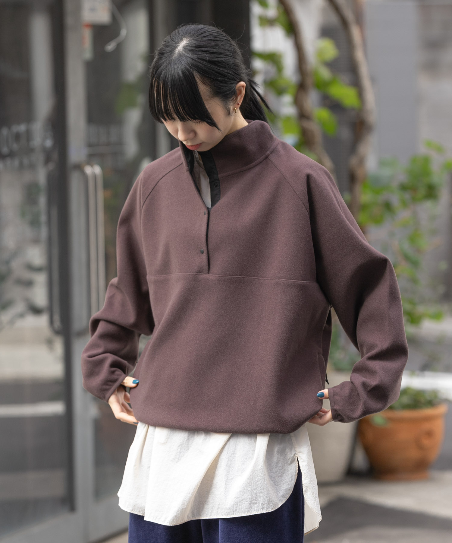 身長：161cm サイズ：one