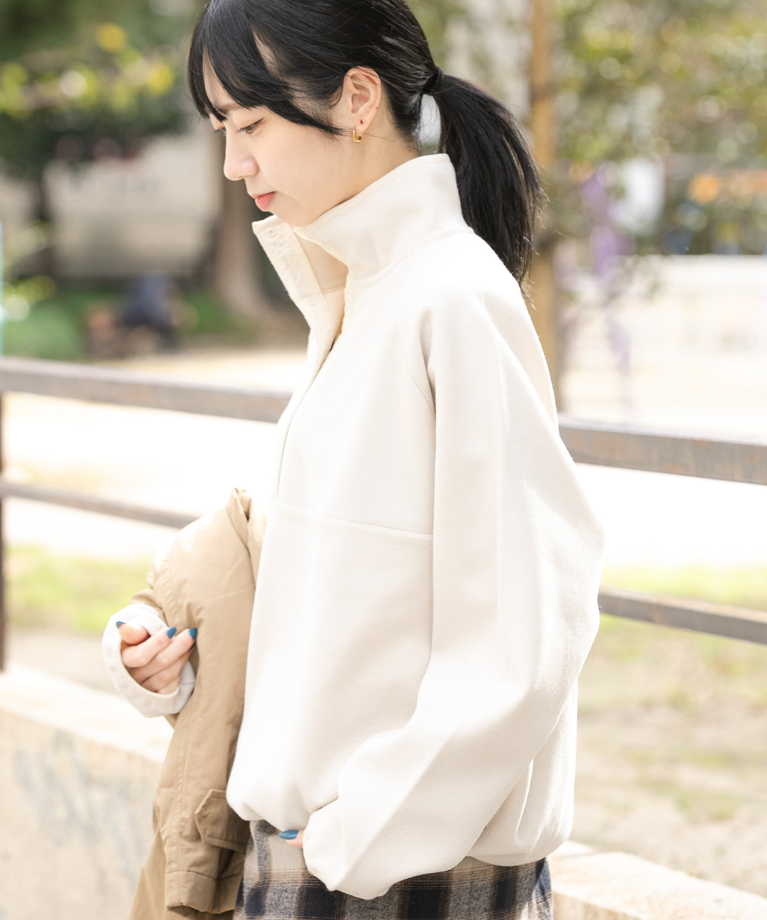 身長：161cm サイズ：one
