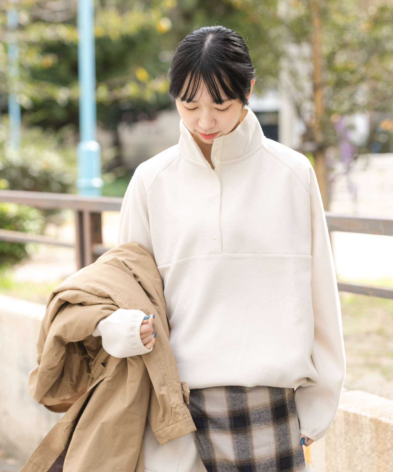 身長：161cm サイズ：one