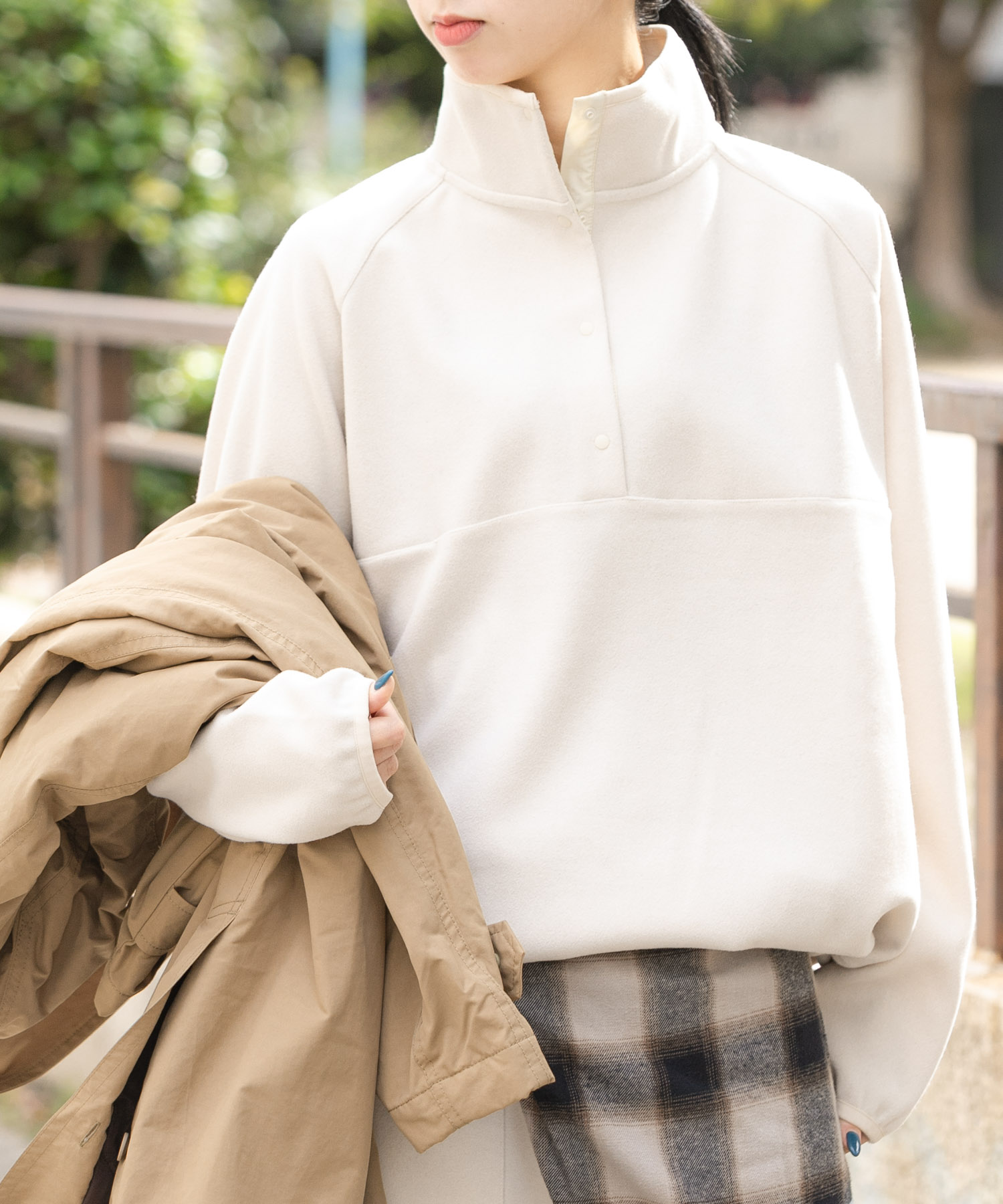 身長：161cm サイズ：one