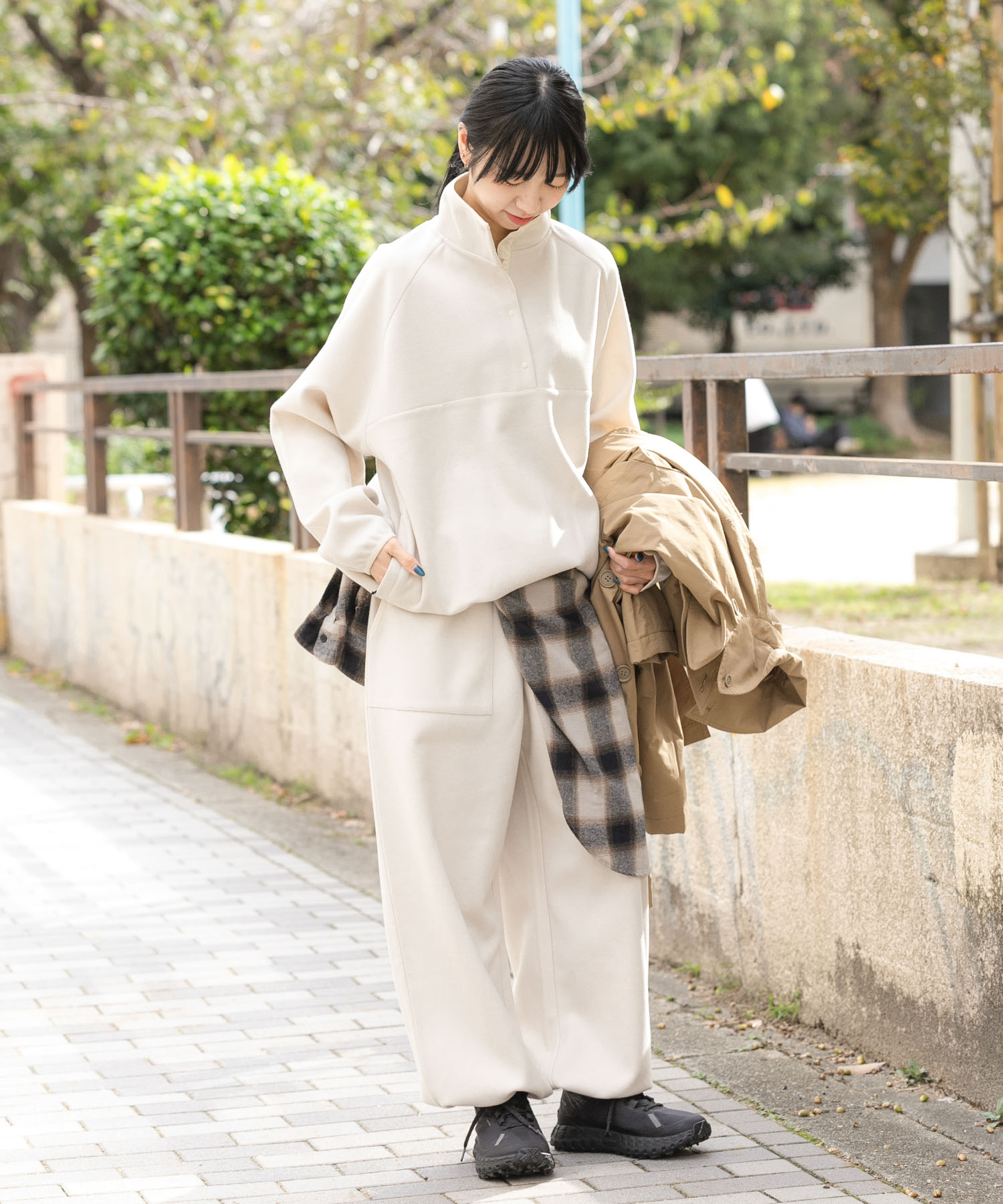 身長：161cm サイズ：one