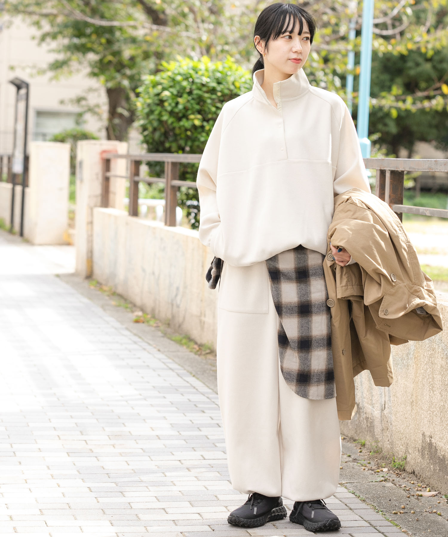 身長：161cm サイズ：one