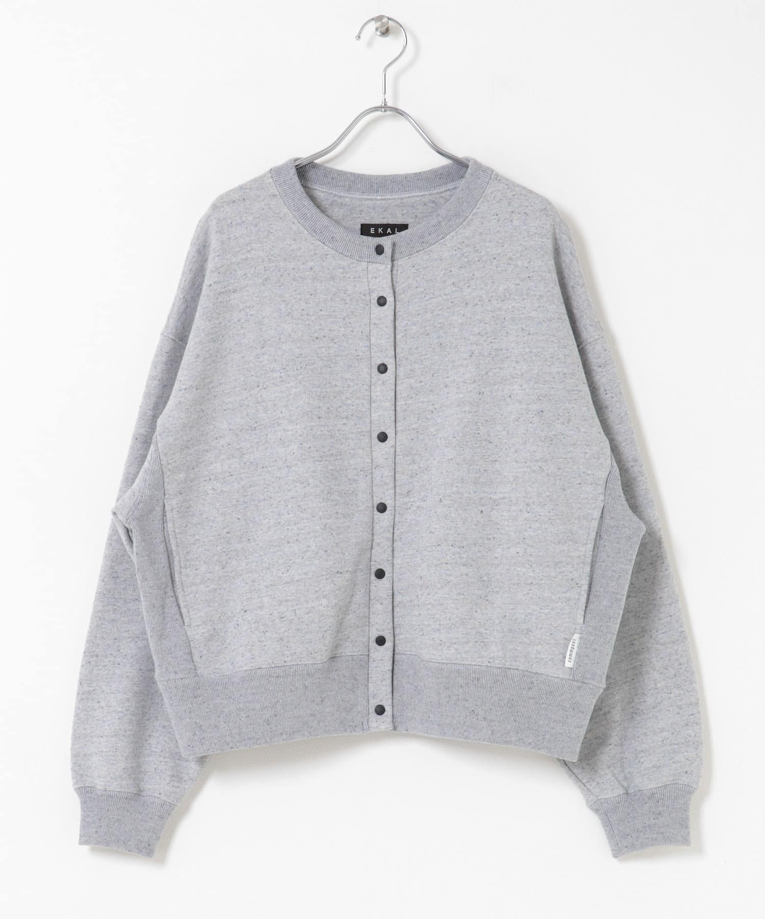 反毛裏毛スナップカーディガン(one 杢グレー): トップス｜URBAN