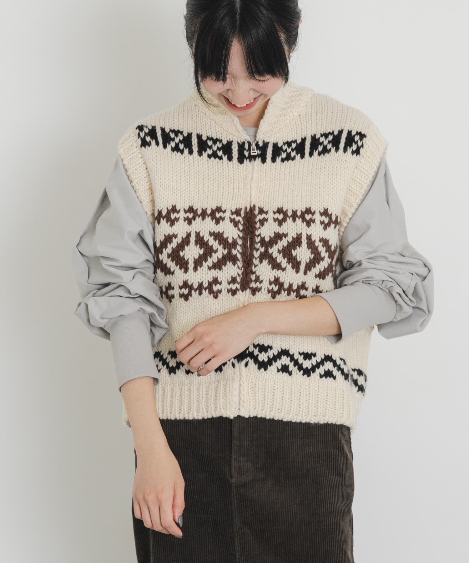 身長：161cm サイズ：one