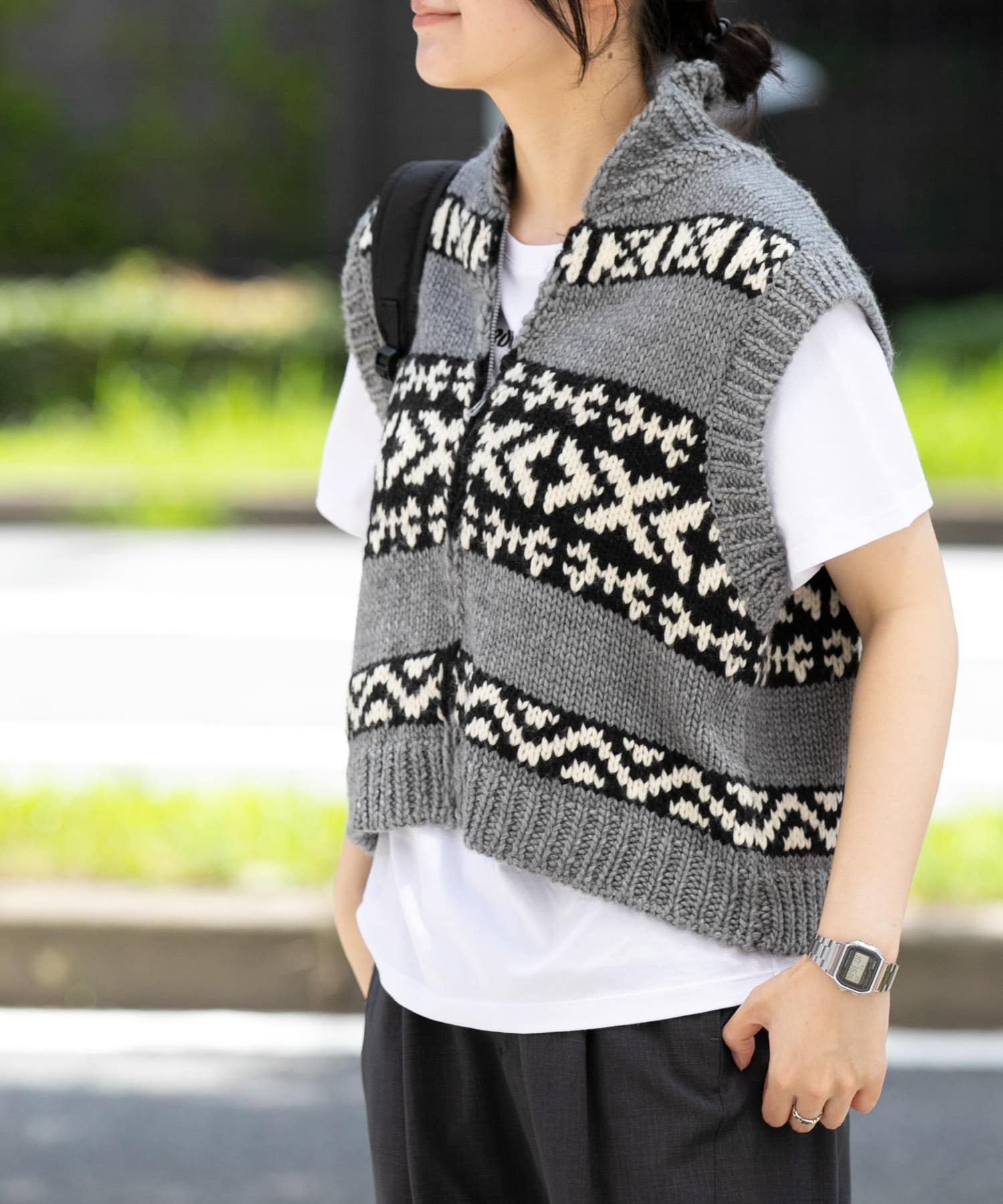 身長：169cm サイズ：one