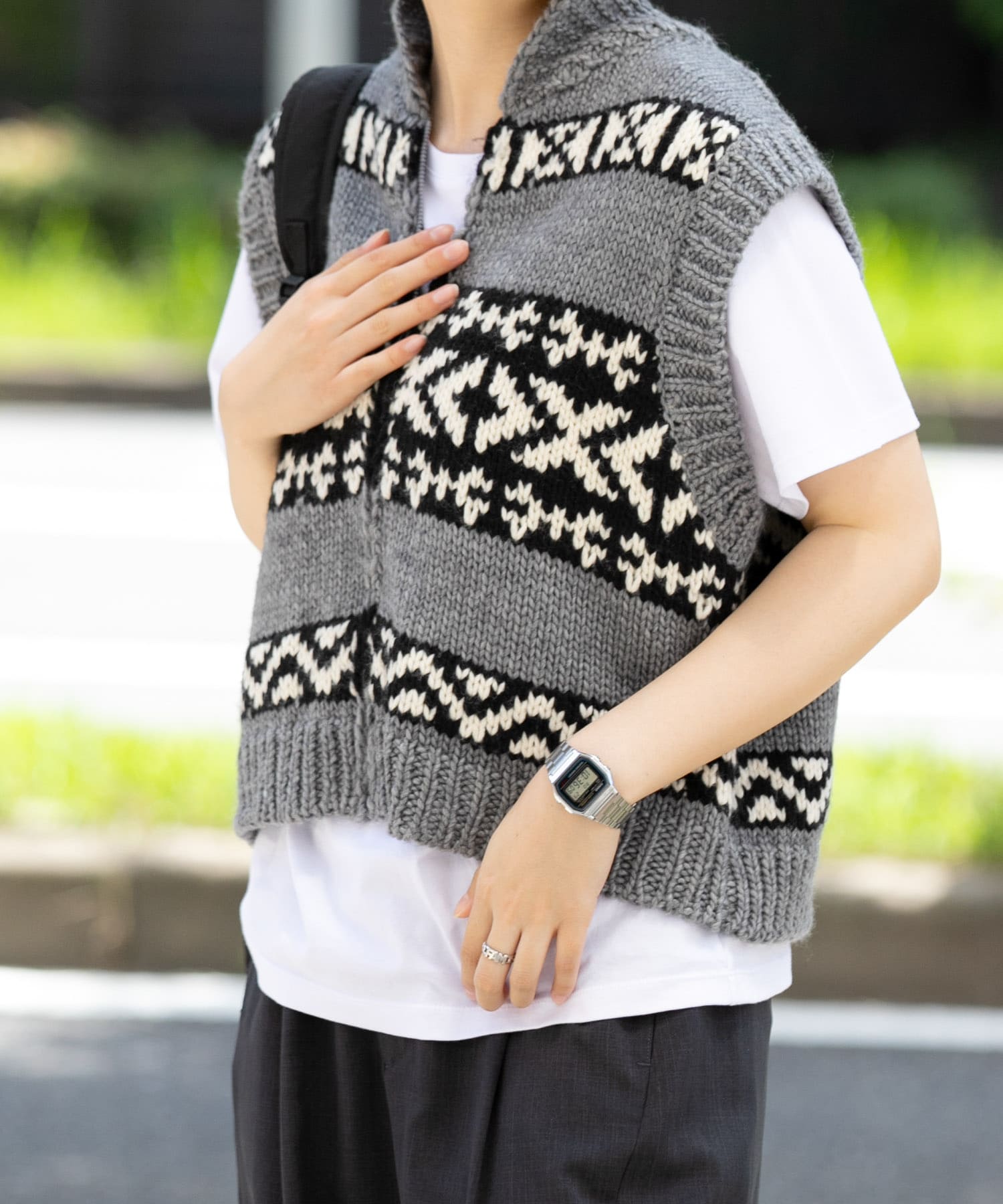 身長：169cm サイズ：one