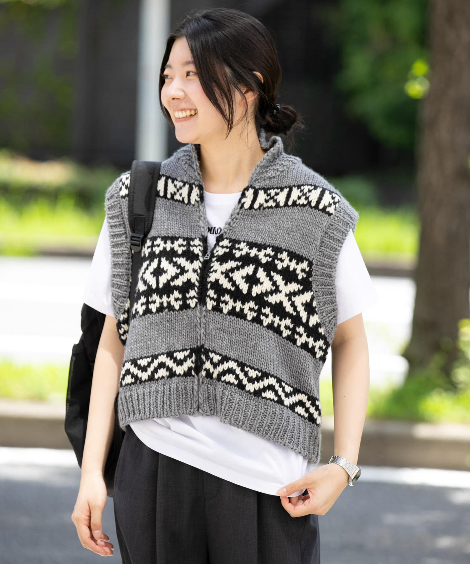 身長：169cm サイズ：one