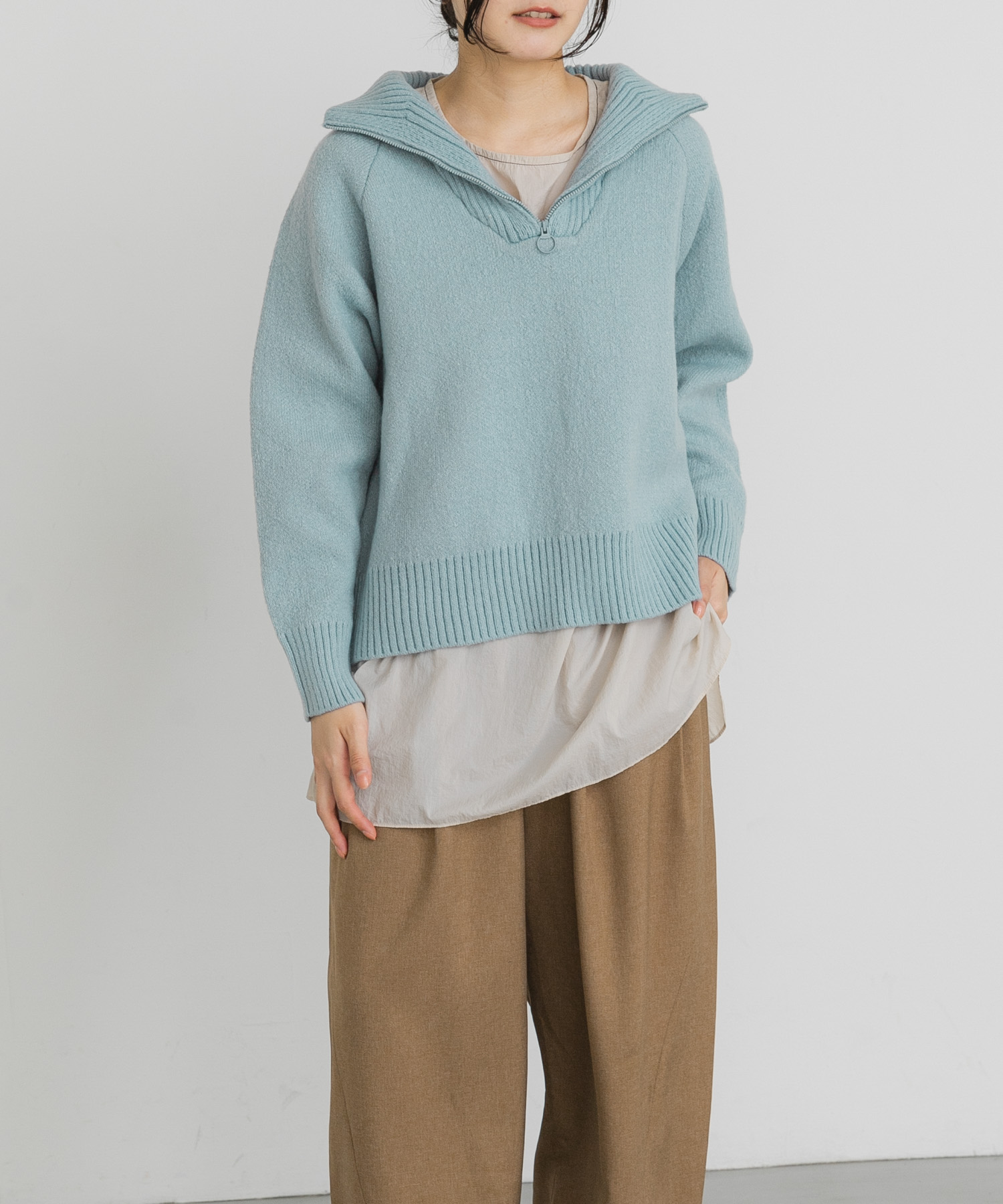 身長：169cm サイズ：one