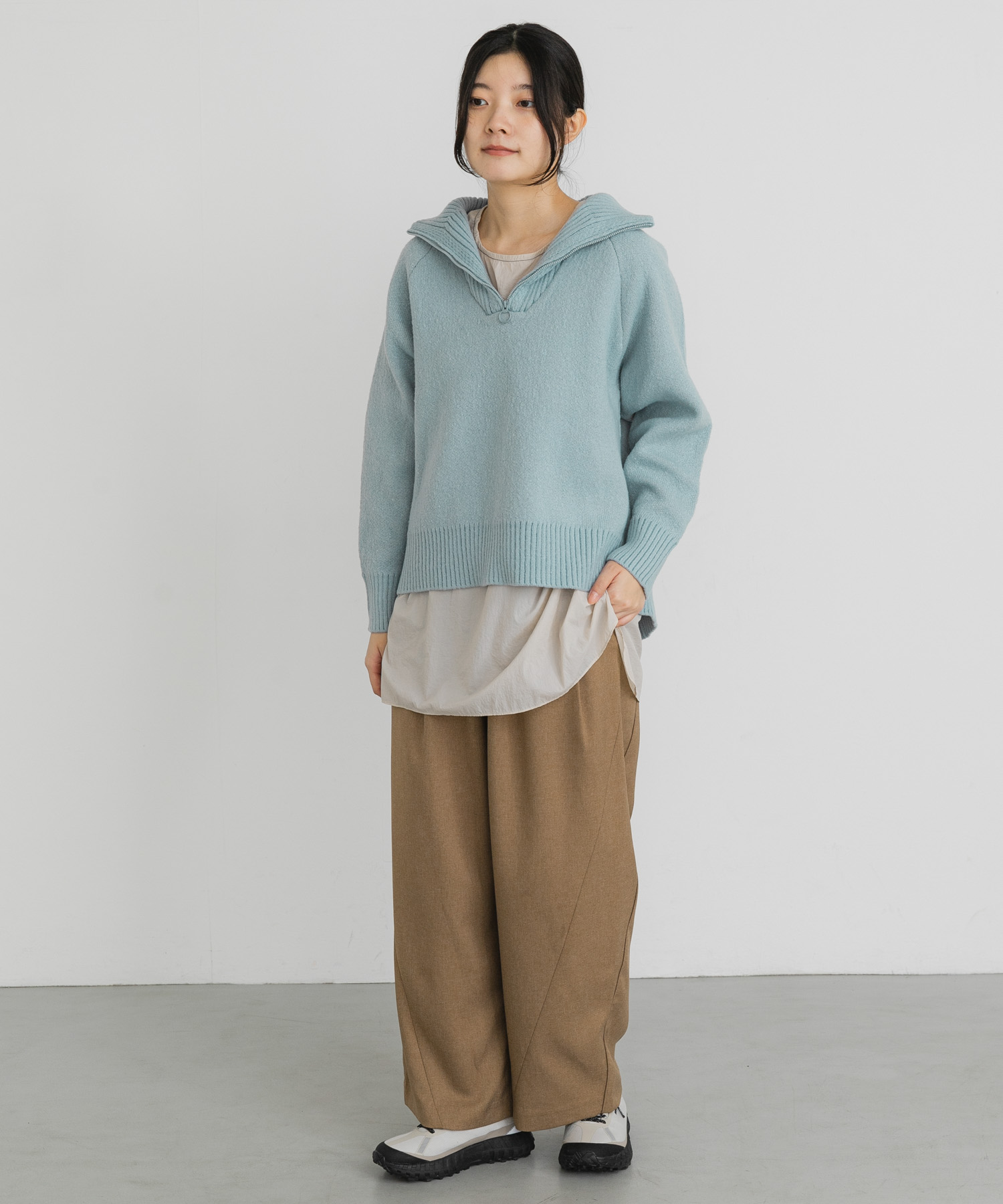 身長：169cm サイズ：one