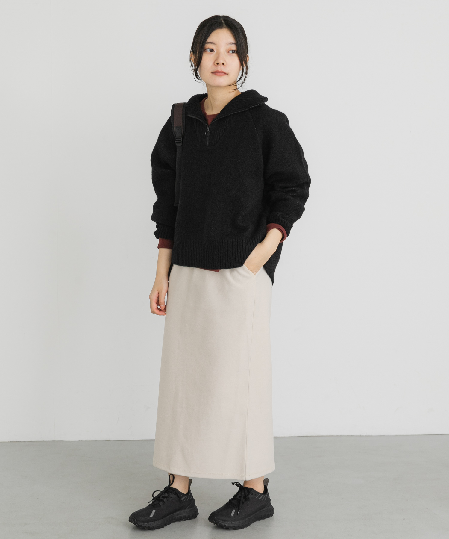 身長：169cm サイズ：one
