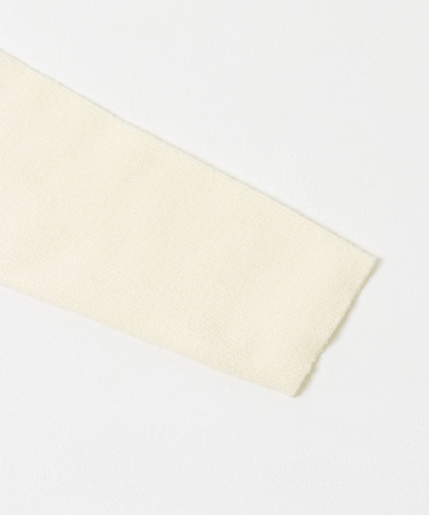 ハイゲージモールニットプルオーバー ホワイト One