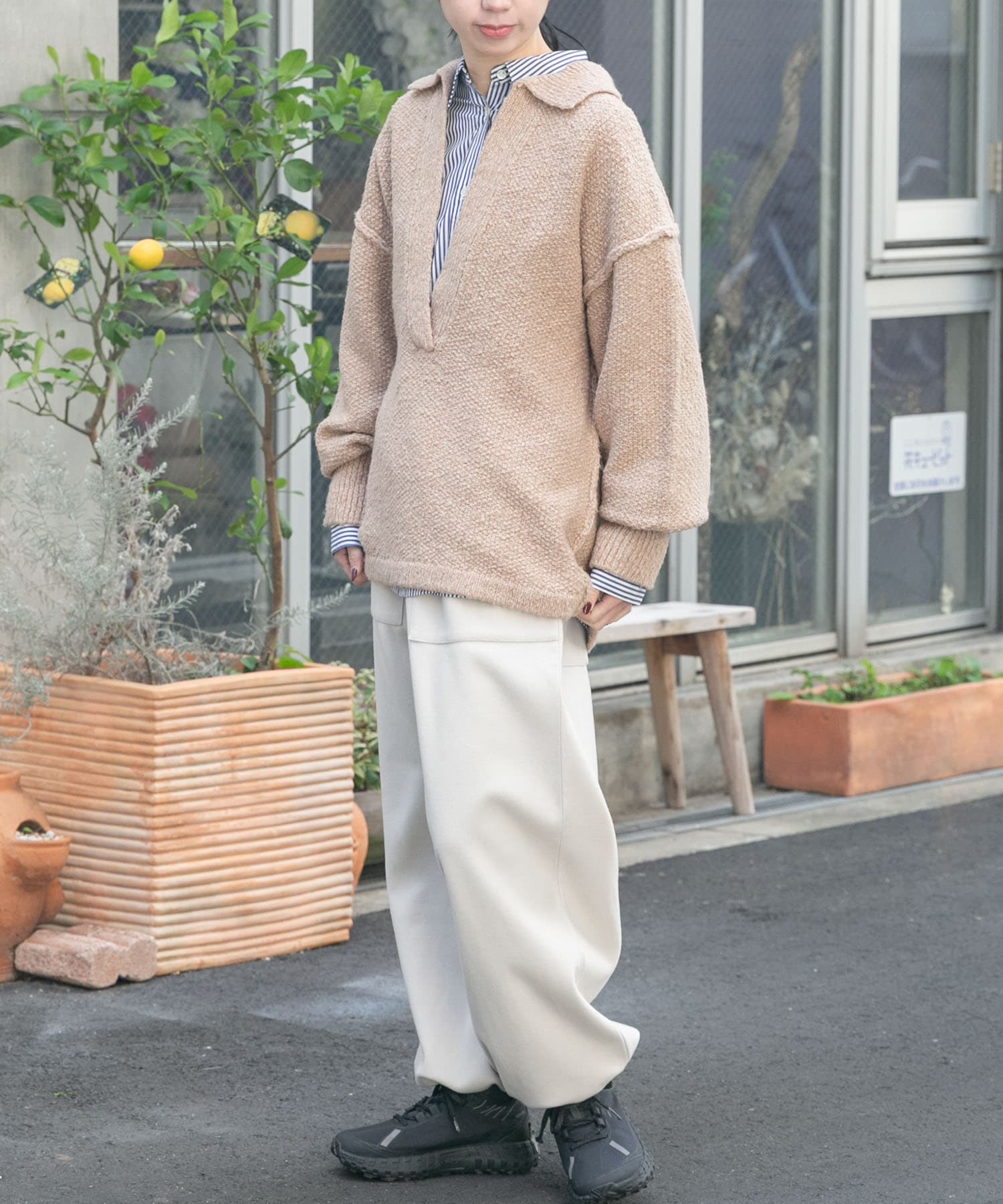 身長：169cm サイズ：one