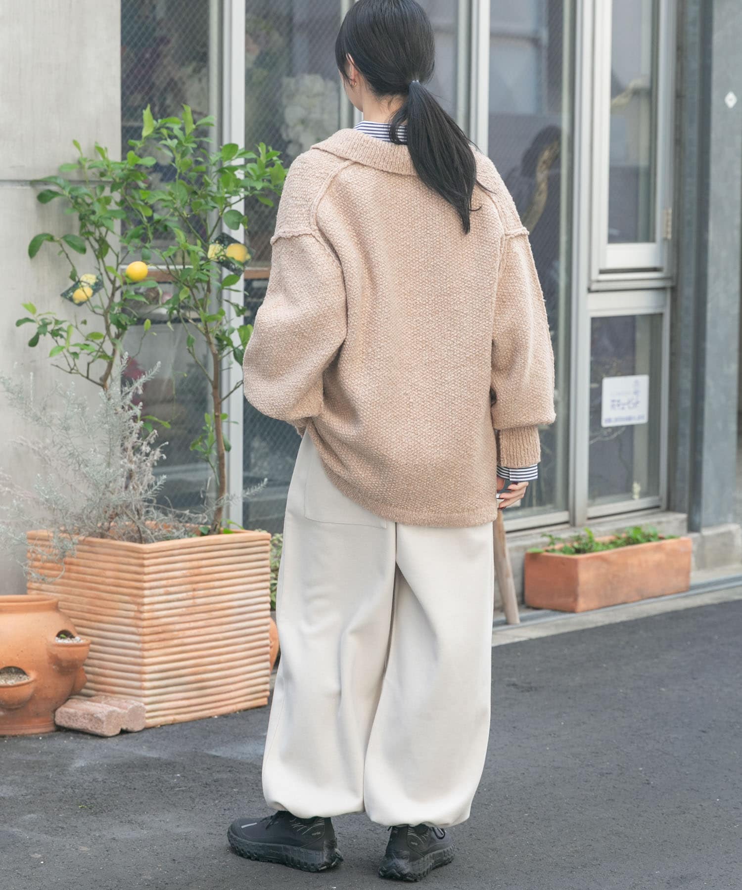 身長：169cm サイズ：one