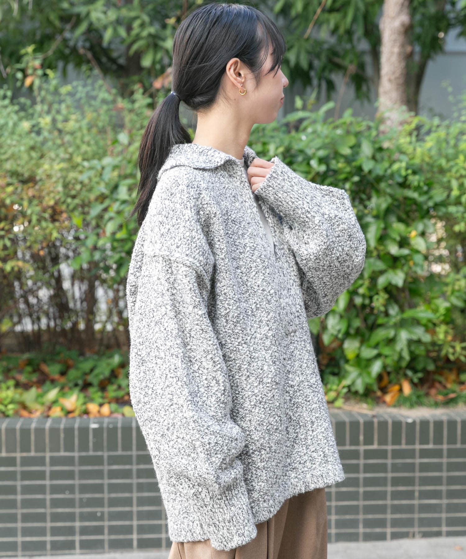 身長：169cm サイズ：one
