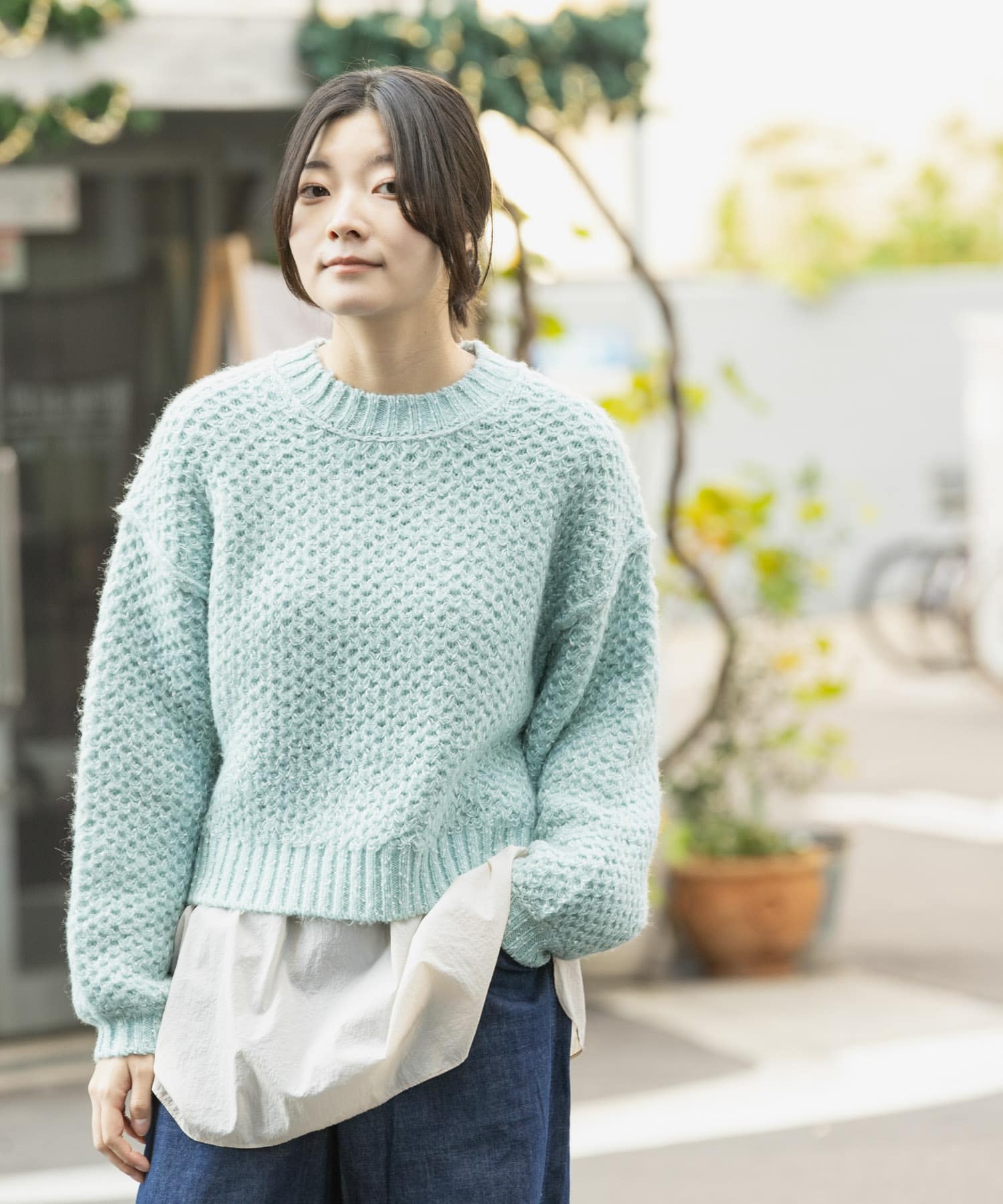 身長：169cm サイズ：one