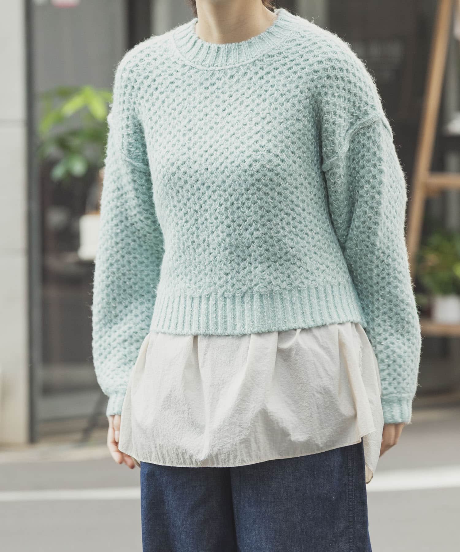 身長：169cm サイズ：one