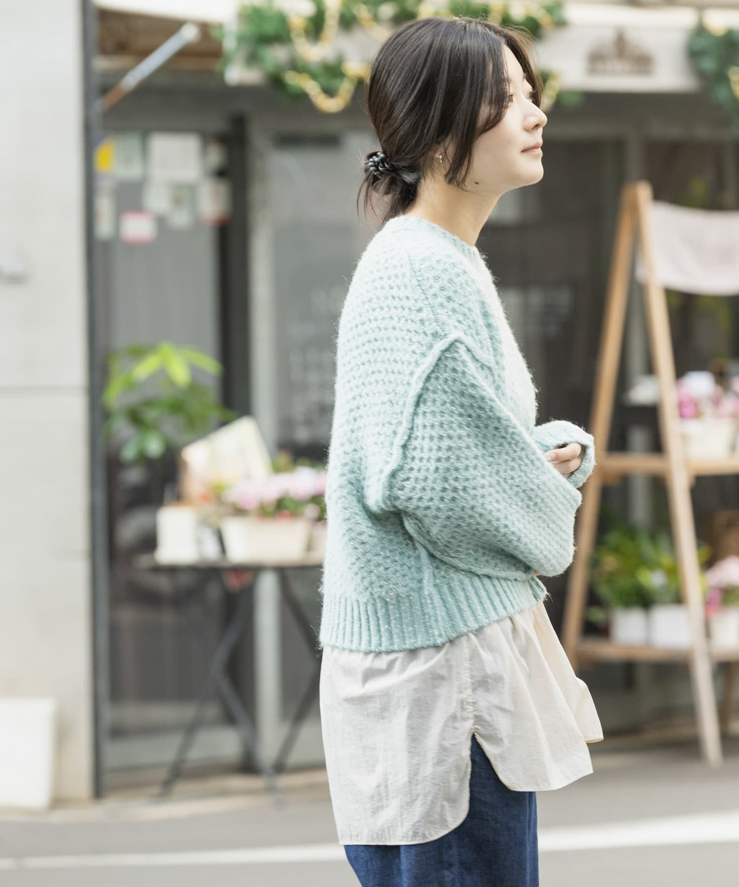 身長：169cm サイズ：one