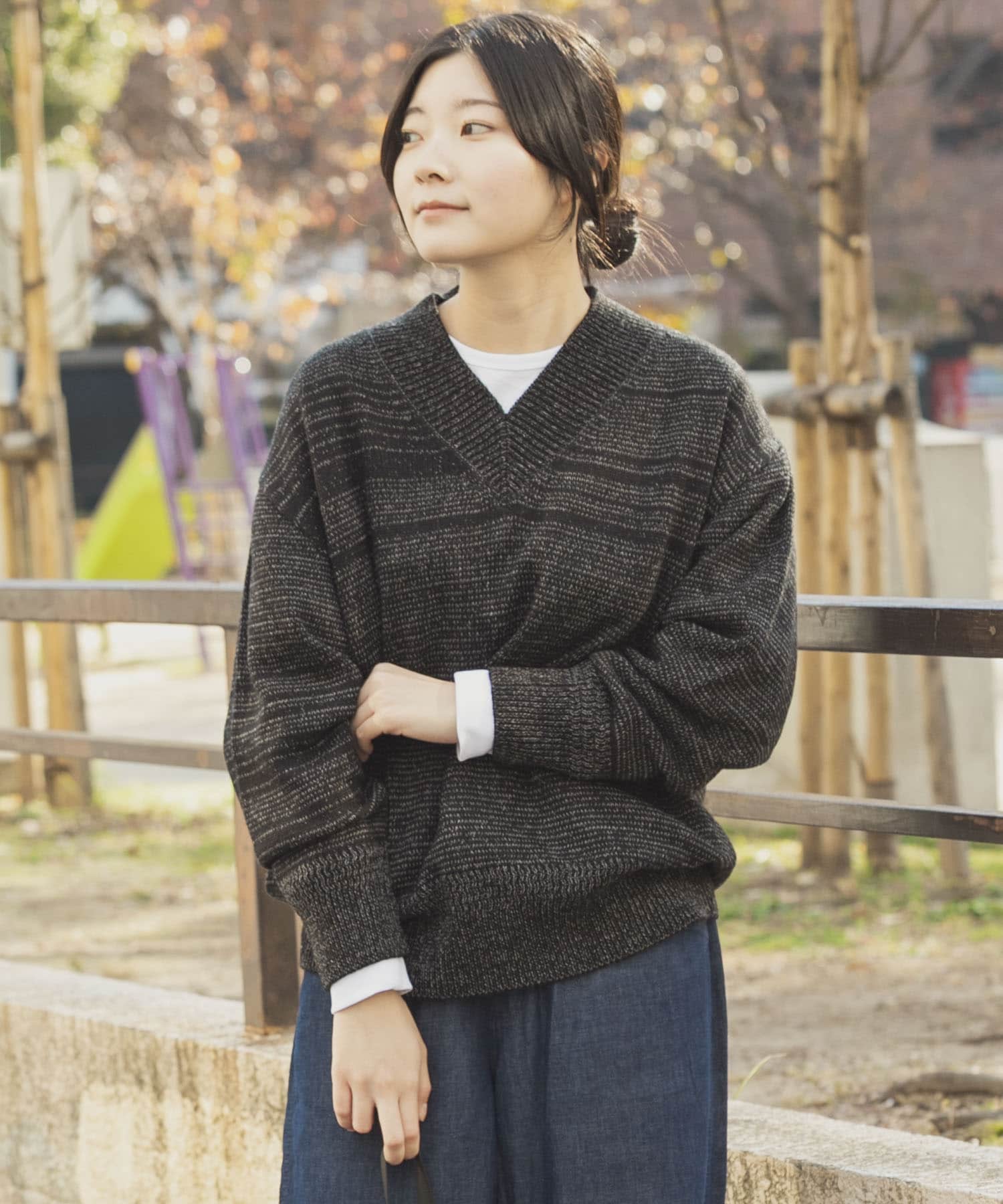 身長：169cm サイズ：one