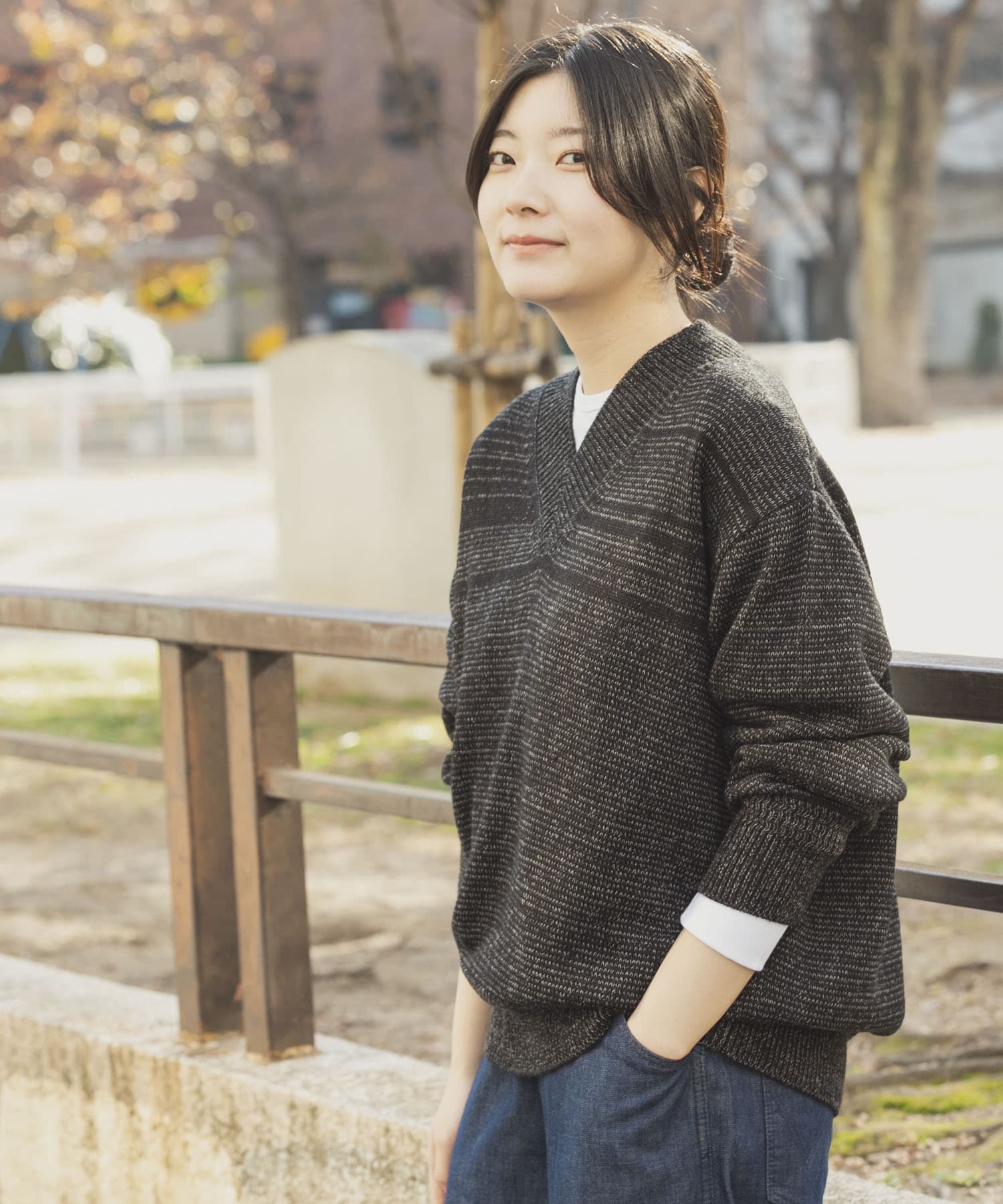 身長：169cm サイズ：one