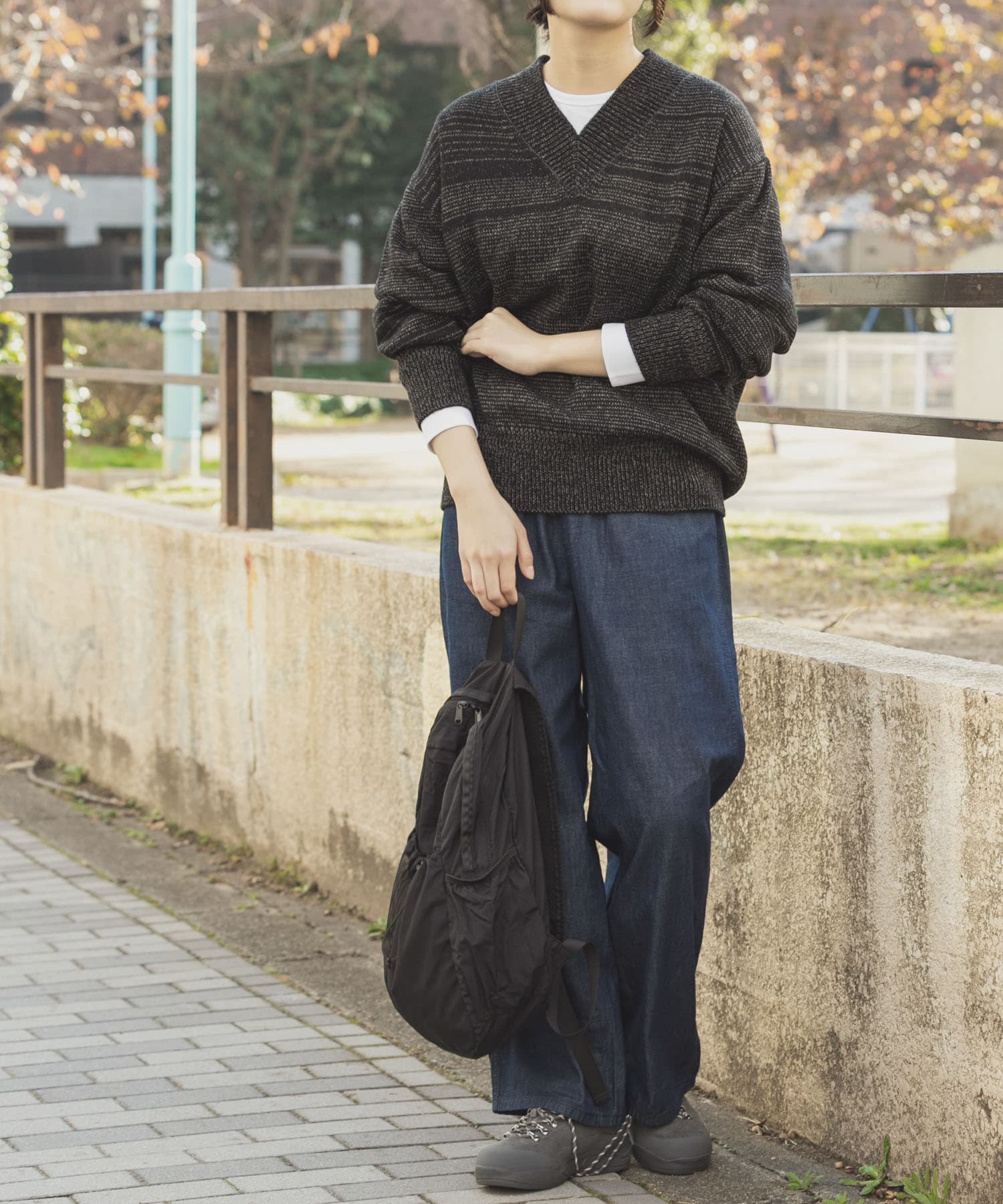 身長：169cm サイズ：one