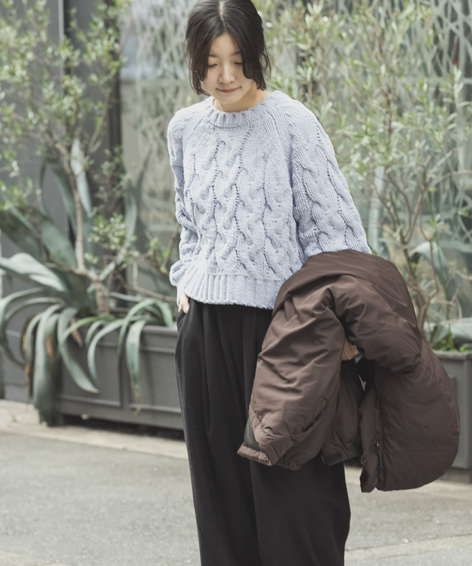 身長：169cm サイズ：one
