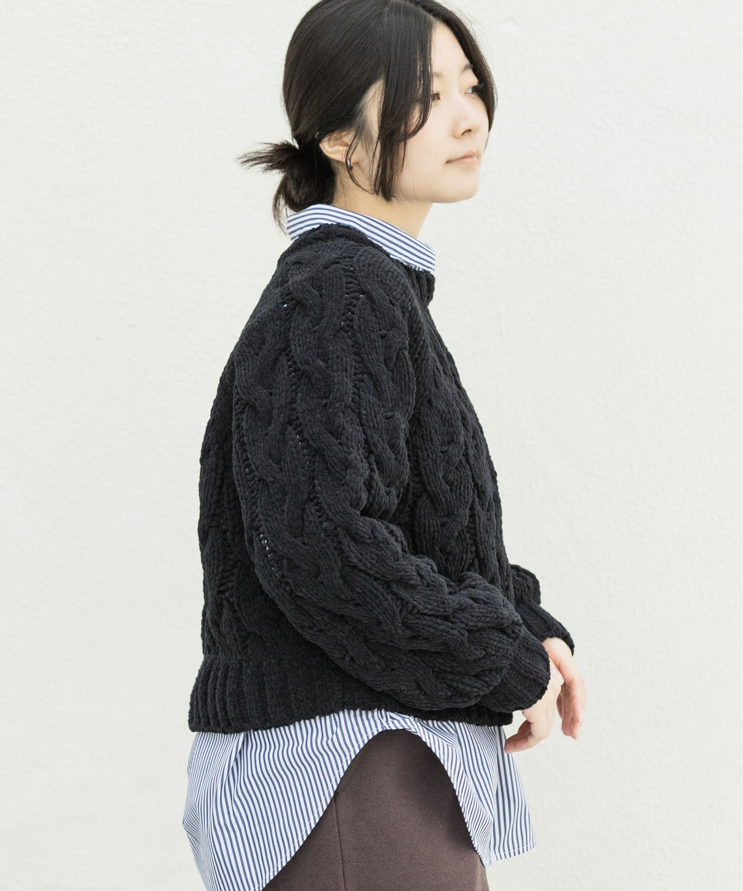 身長：169cm サイズ：one