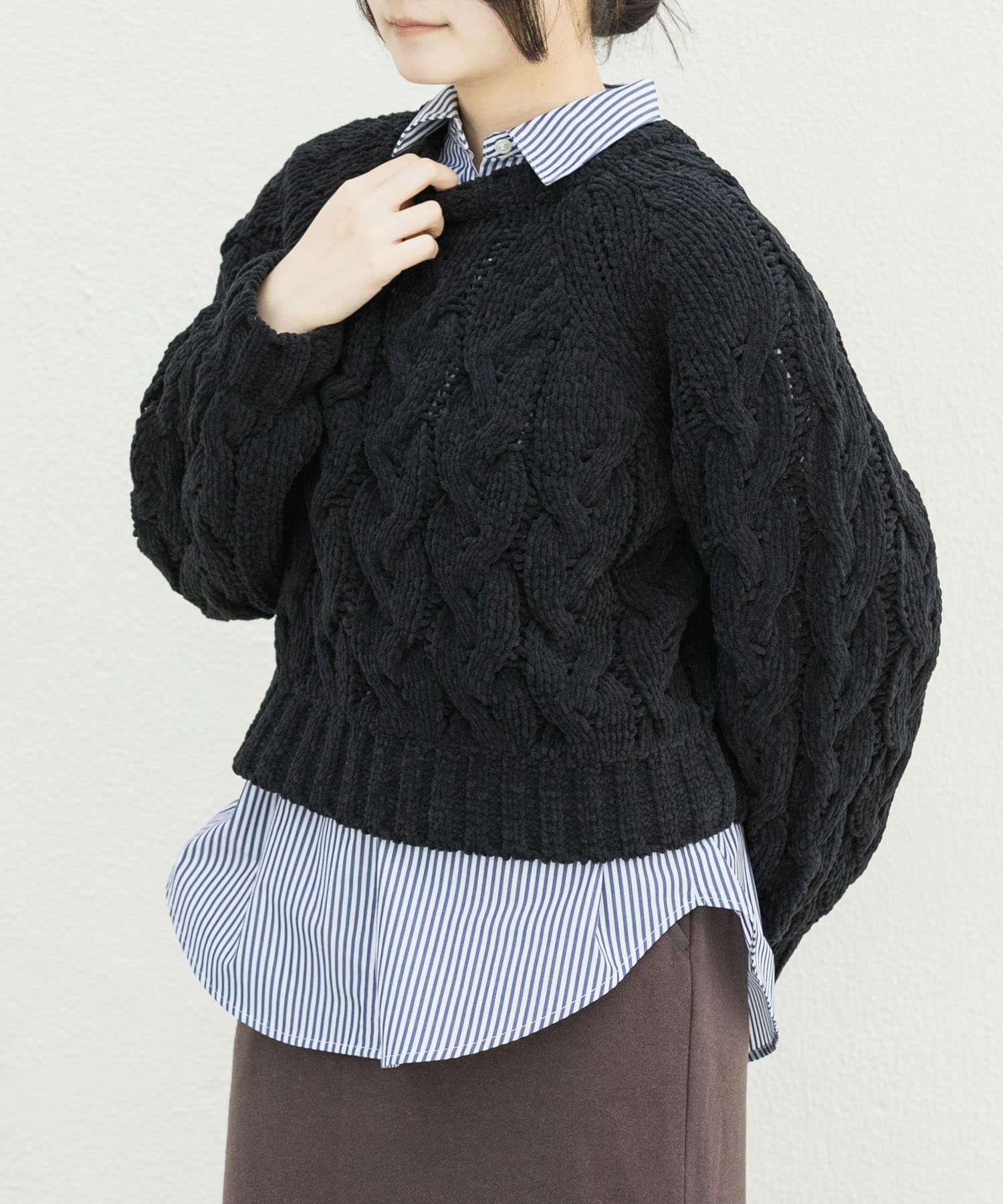 身長：169cm サイズ：one
