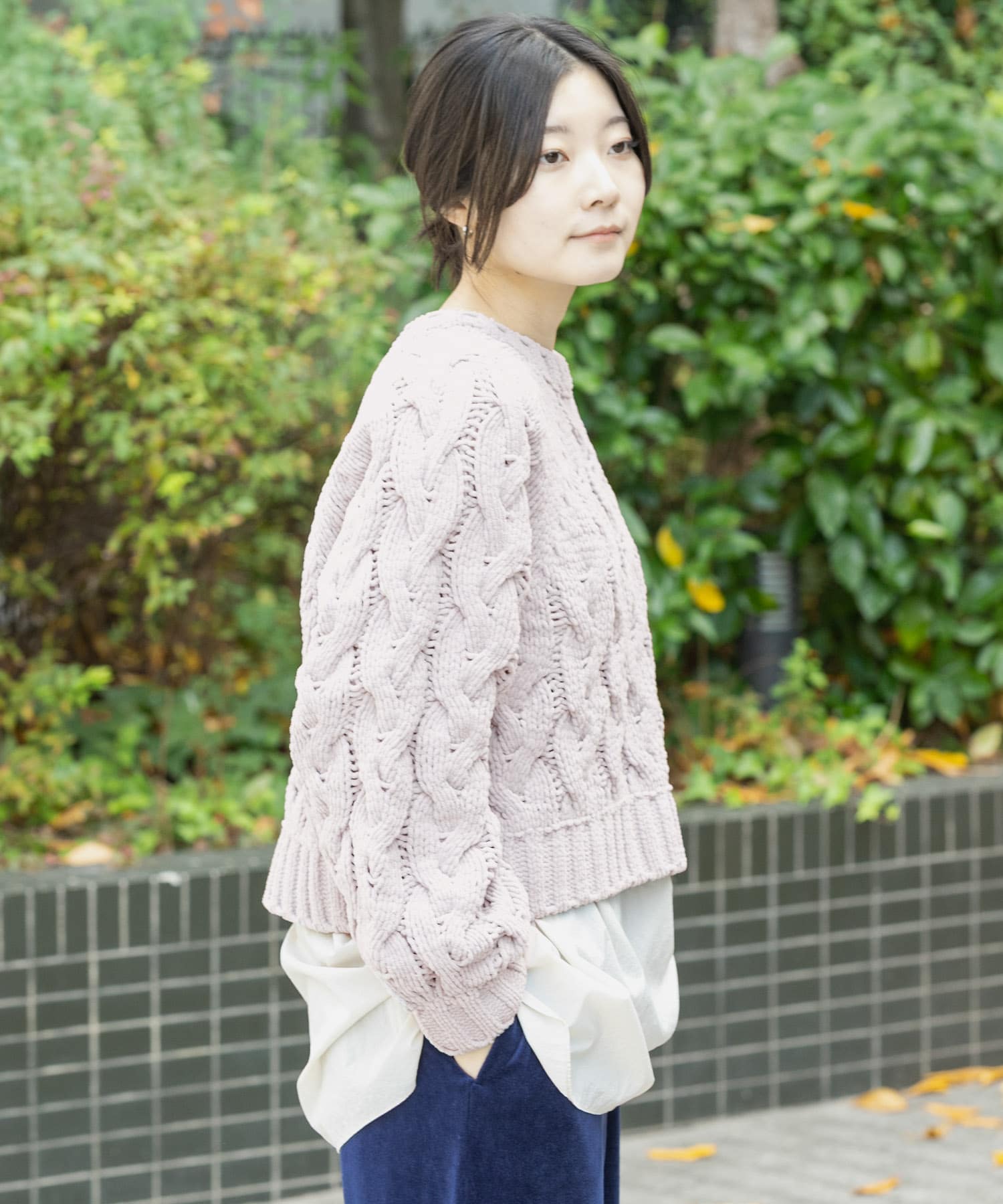 身長：169cm サイズ：one