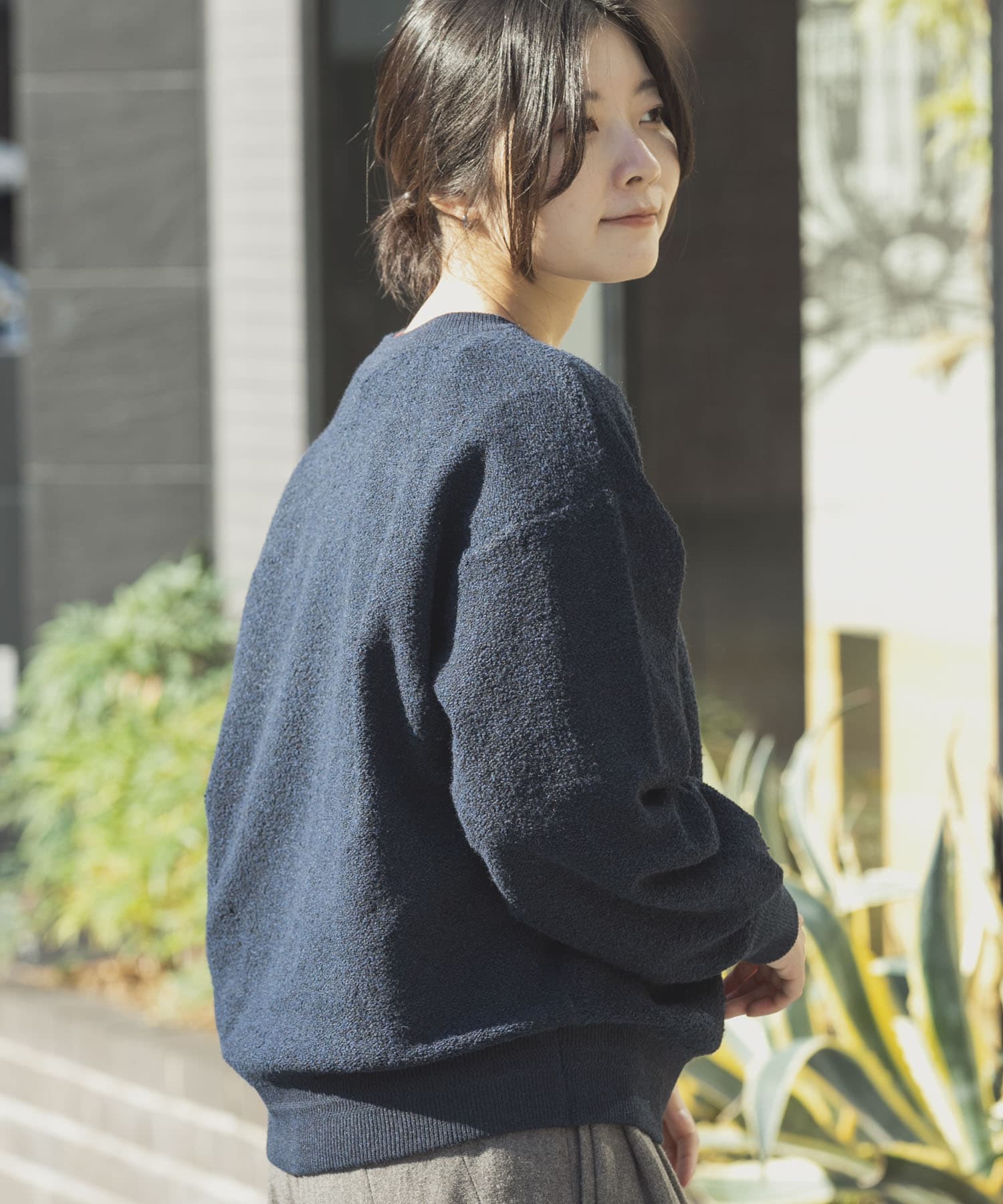 パイル編みクルーニット(One グレージュ): トップス｜URBAN RESEARCH