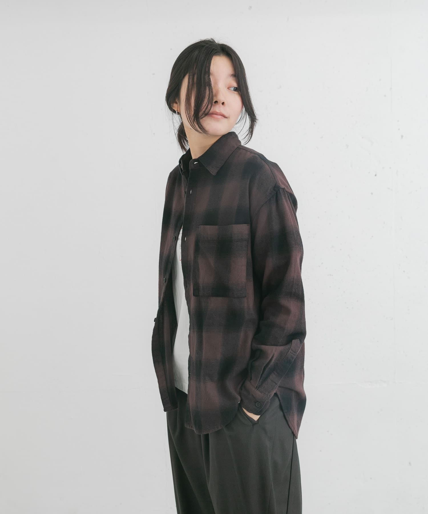 身長：169cm サイズ：one