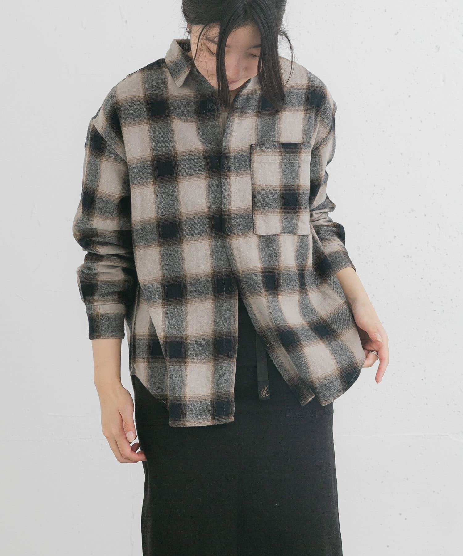 身長：169cm サイズ：one