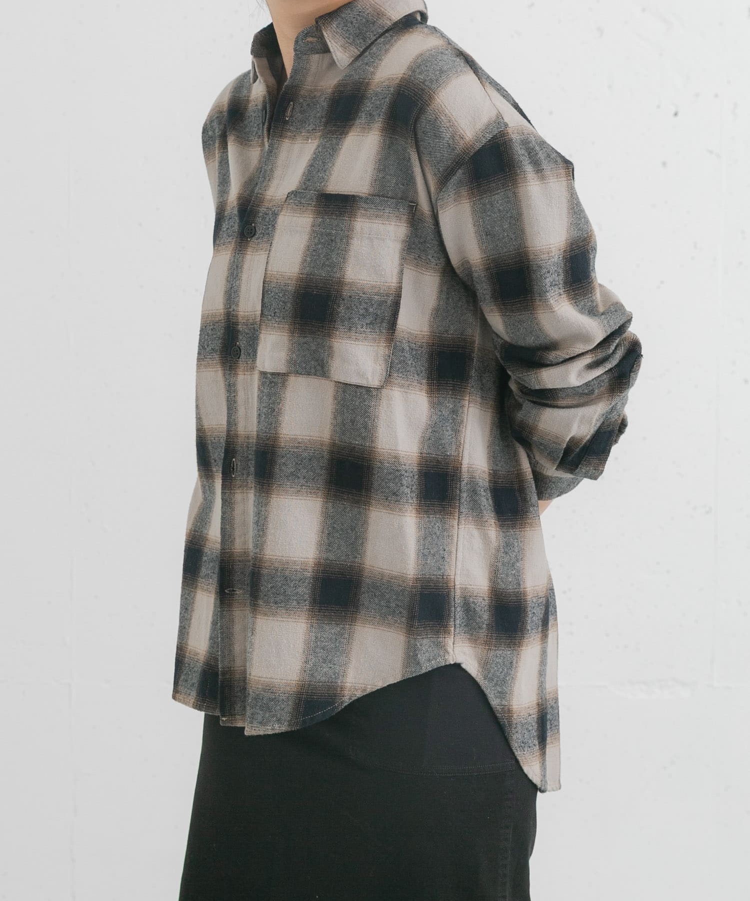身長：169cm サイズ：one