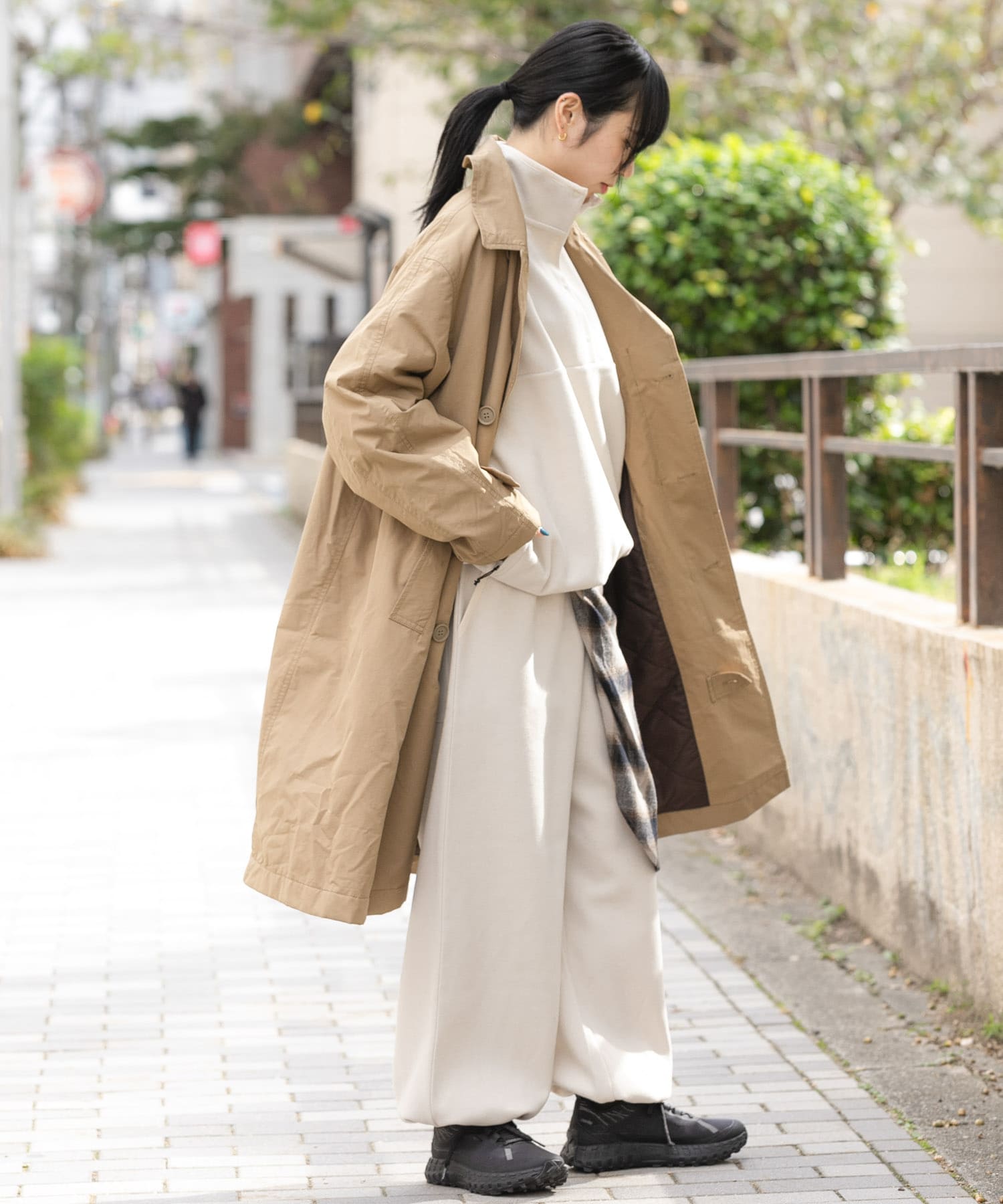 身長：161cm サイズ：one