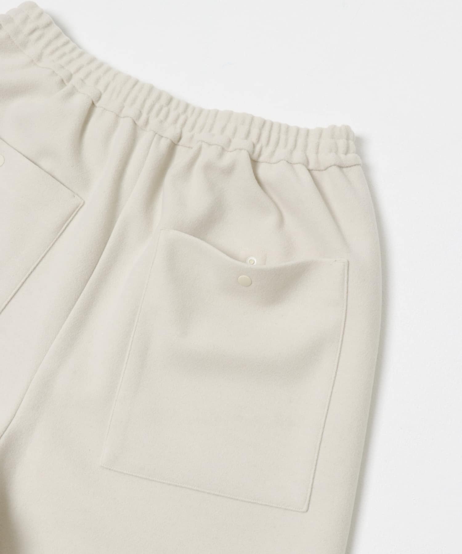 ウォームドジャージワイドパンツ アイボリー one