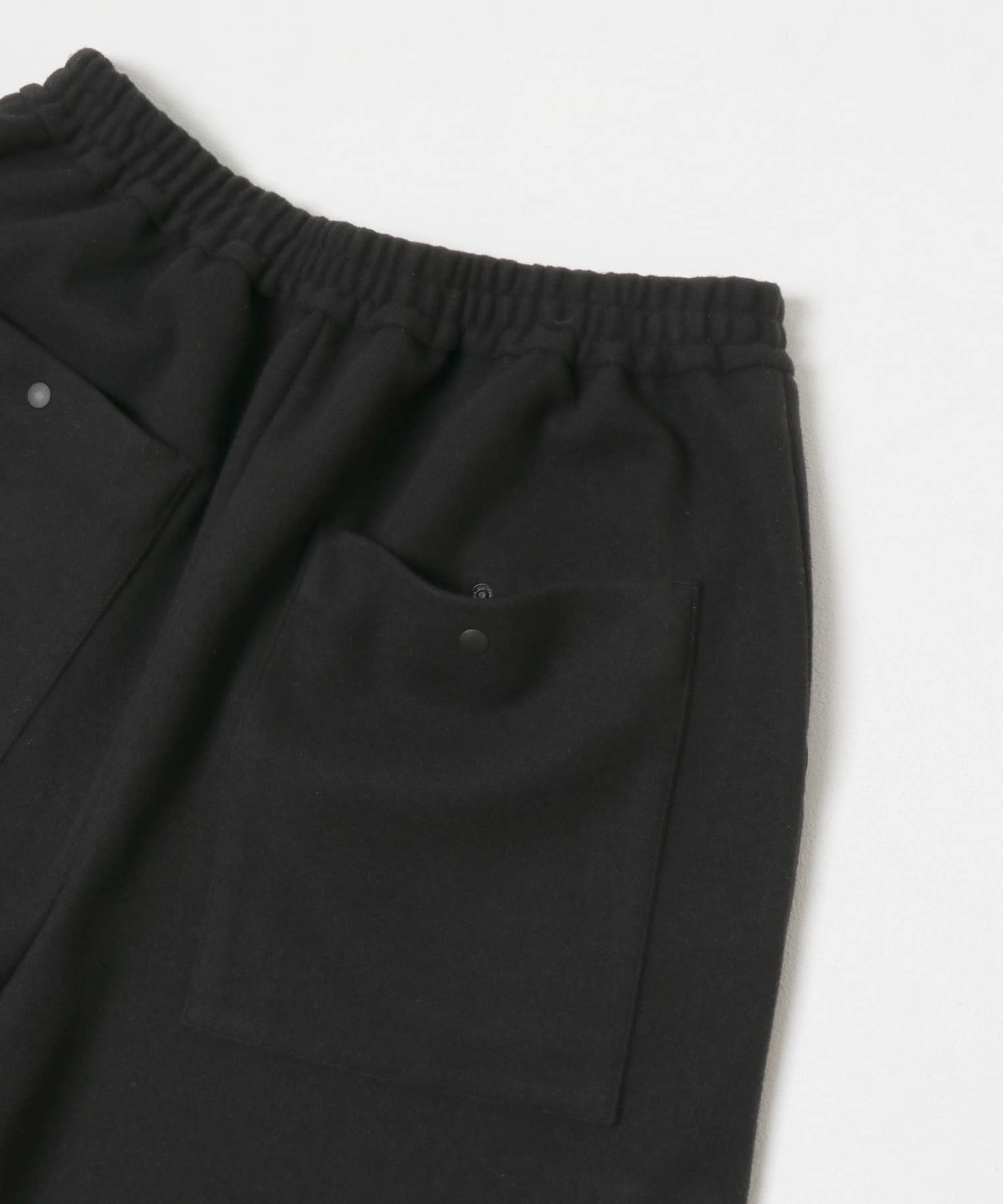 ウォームドジャージワイドパンツ ブラック one