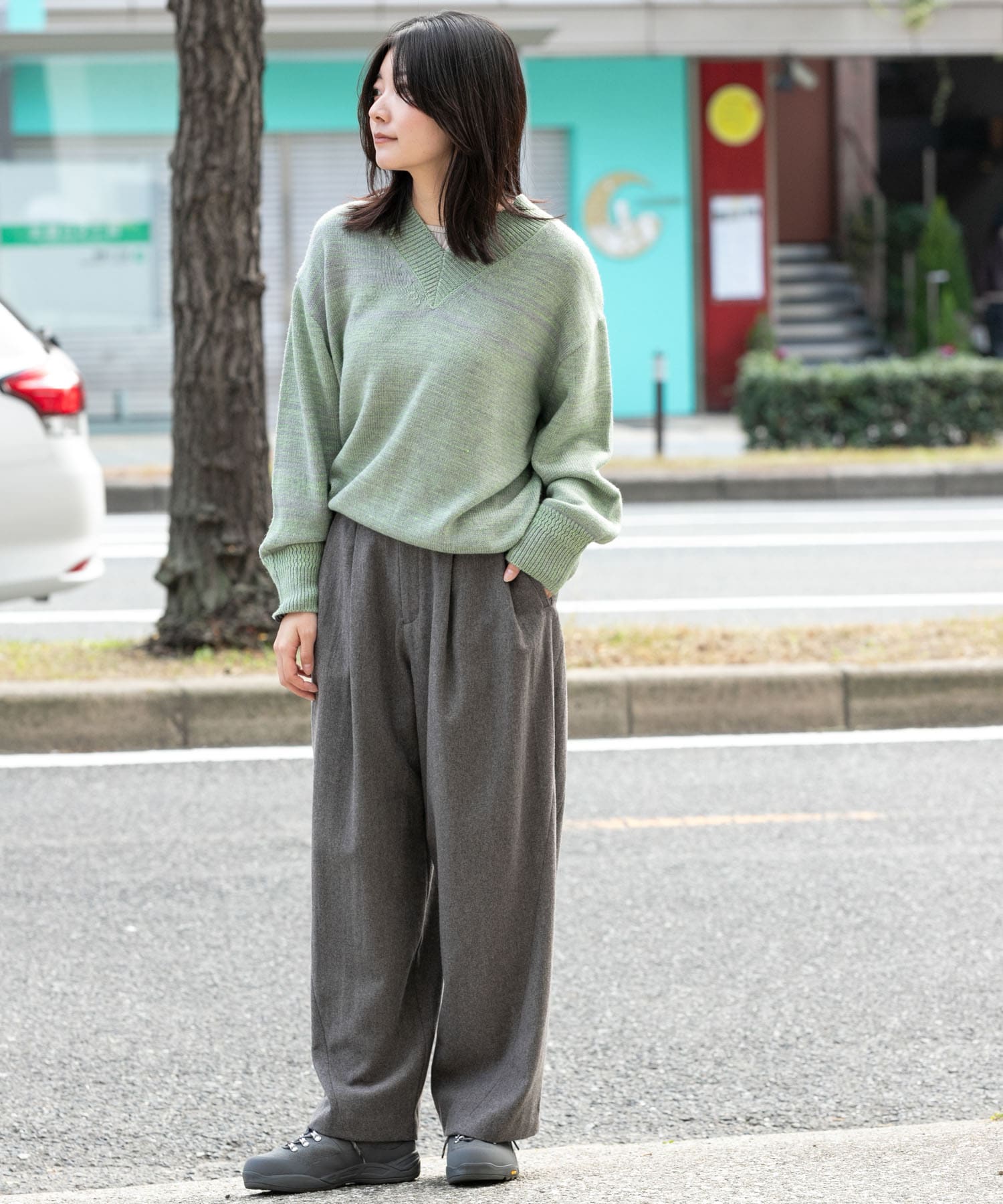 身長：169cm サイズ：one