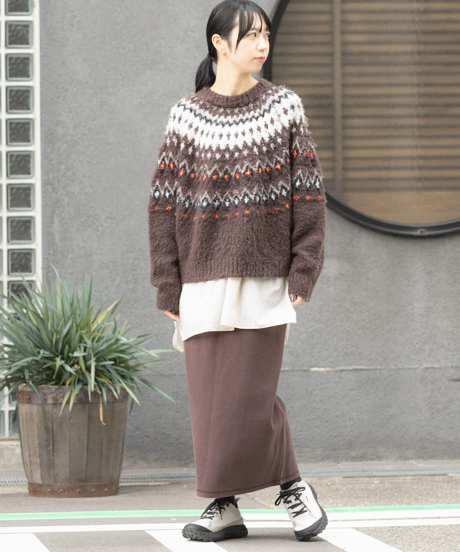 身長：161cm サイズ：one