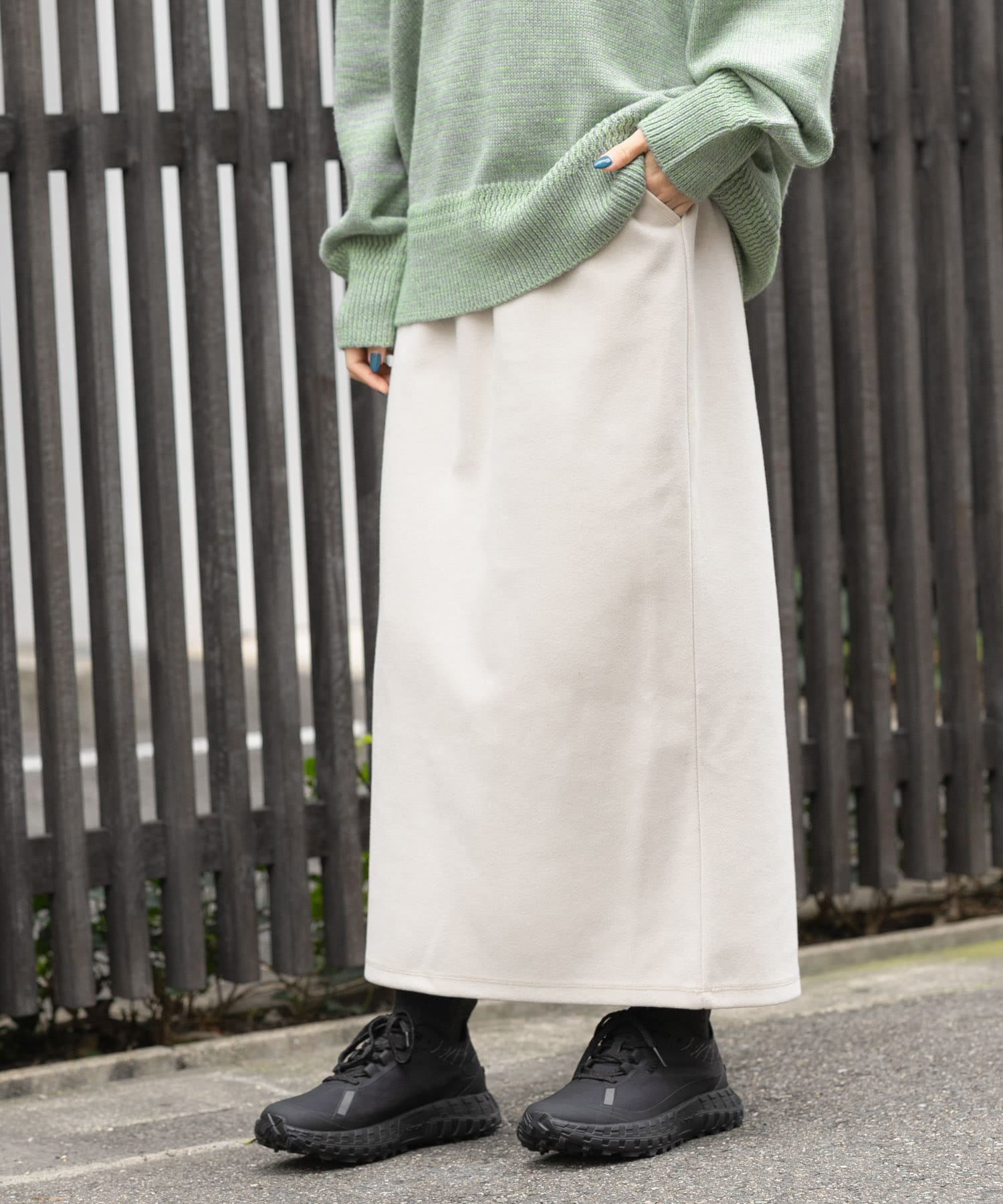 身長：161cm サイズ：one