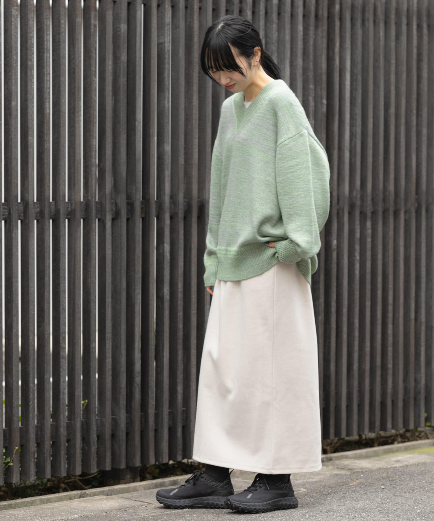 身長：161cm サイズ：one