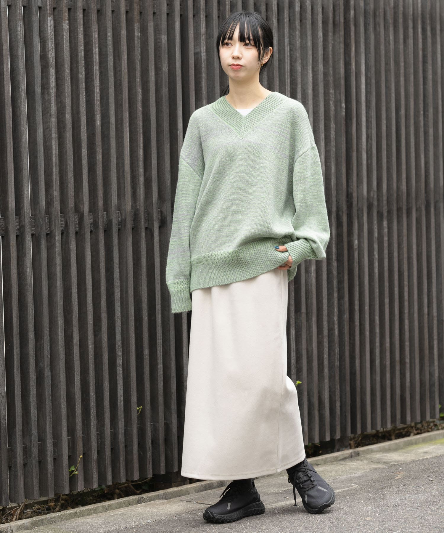 身長：161cm サイズ：one